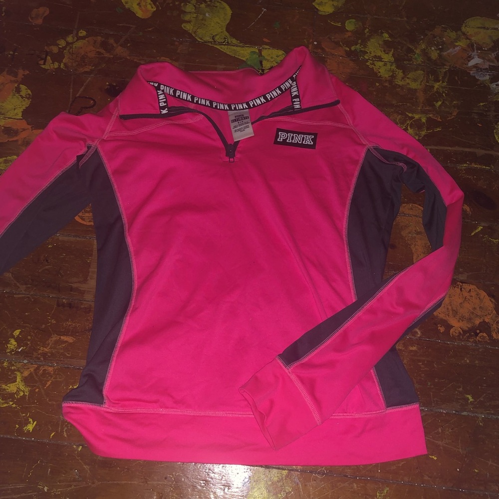 PINK athletic half zip